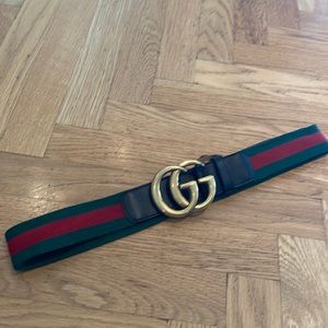 Authentic Double G Web belt in Men’s size 90